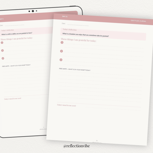 30-Day Gratitude Journal-inside-pages