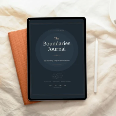 The_Boundaries_Journal_ReflectionVibe_Front