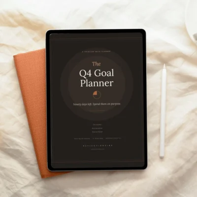 The_Q4_Goal_Planner_ReflectionVibe_Front_Cover